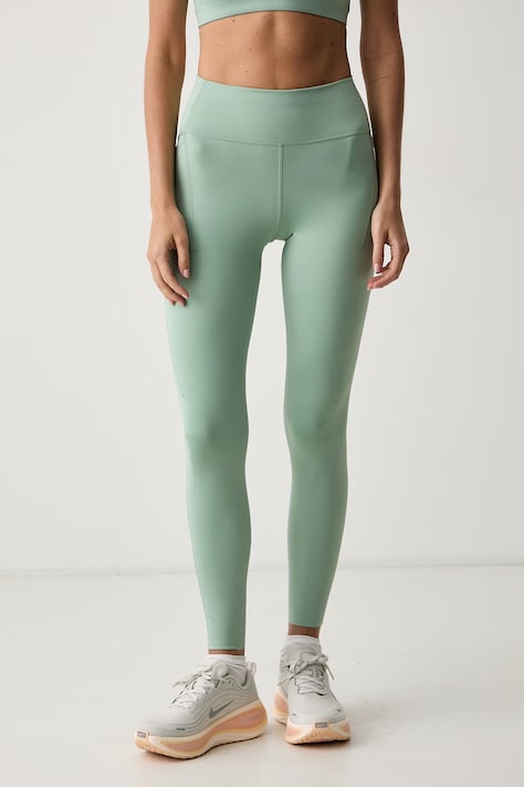 Nike legginsy sportowe damskie Swift zielone high waist HJ2252.007