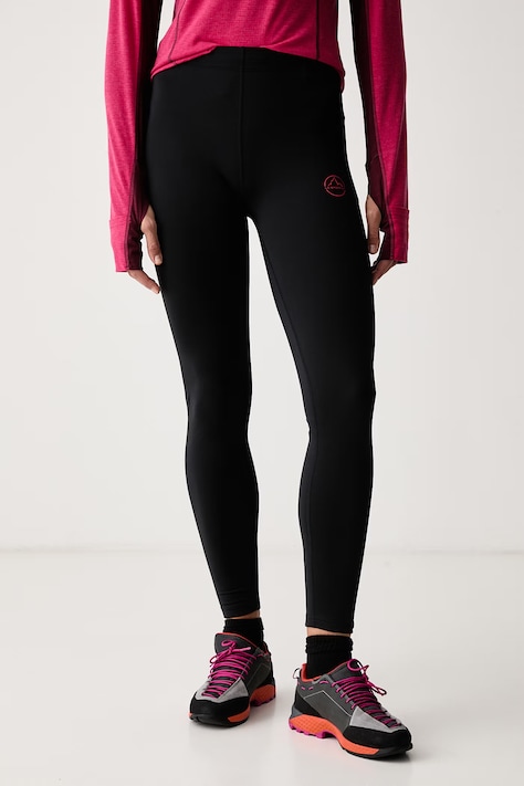La Sportiva Legginsy sportowe damskie Primal Thermo czarne high waist ZARG025