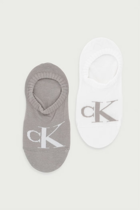Calvin Klein Jeans Kotníkové ponožky dámské 2-pack béžové 701228817