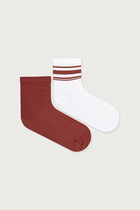 Calvin Klein skarpety damskie 2-pack białe 701241453