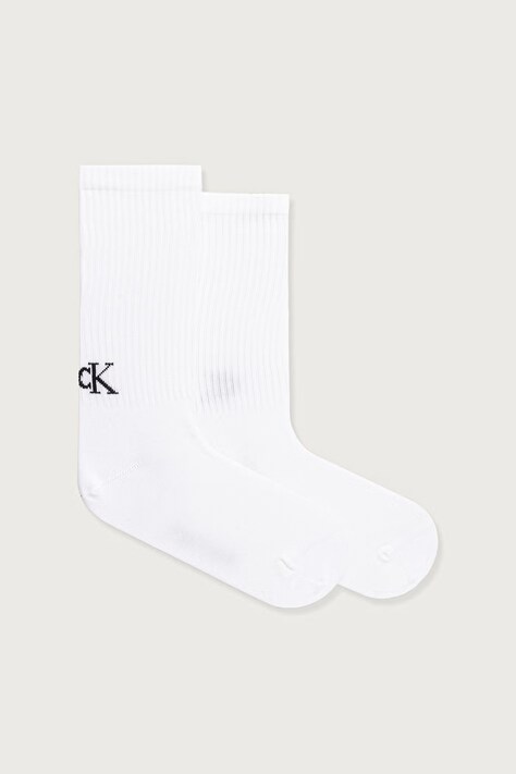 Calvin Klein skarpety damskie 2-pack białe 701241452