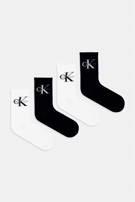 Calvin Klein Skarpety damskie 4-pack czarne 701241257