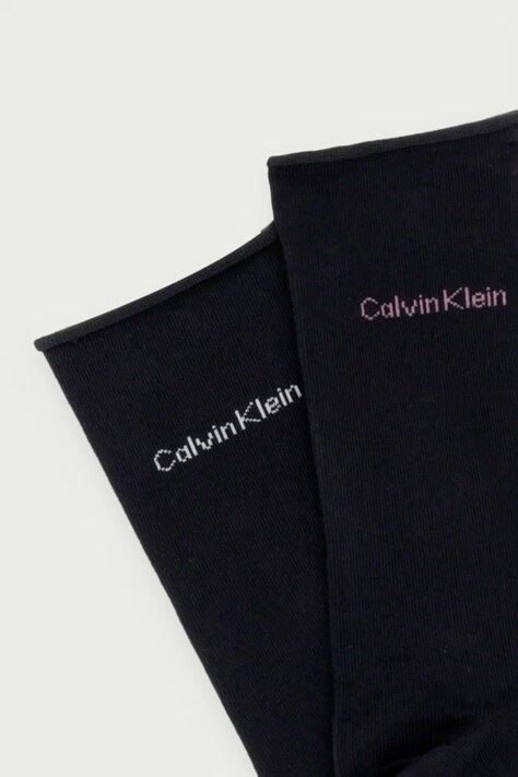 Calvin Klein Skarpety damskie z bawełną 4-pack czarne 701241213