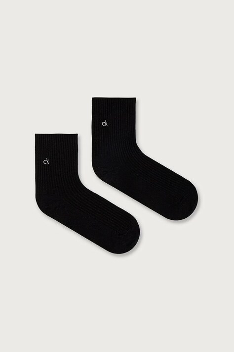 Calvin Klein Skarpety damskie 2-pack czarne 701244148