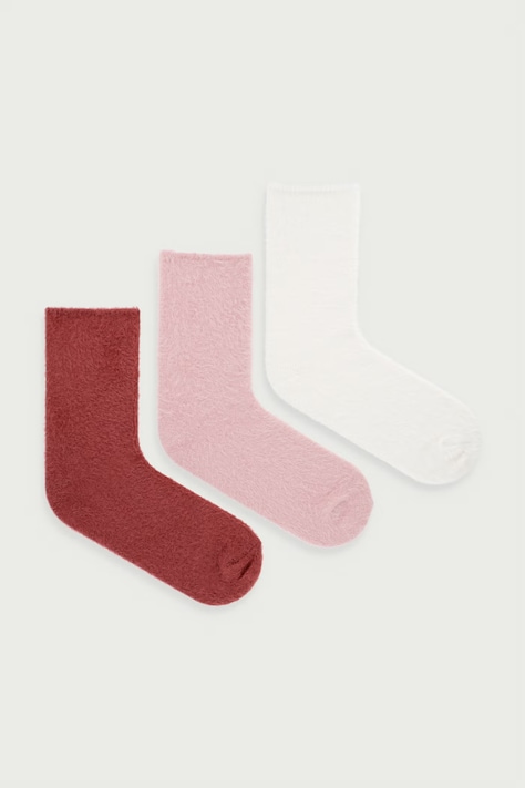 Calvin Klein Skarpety damskie 3-pack różowe 701244147