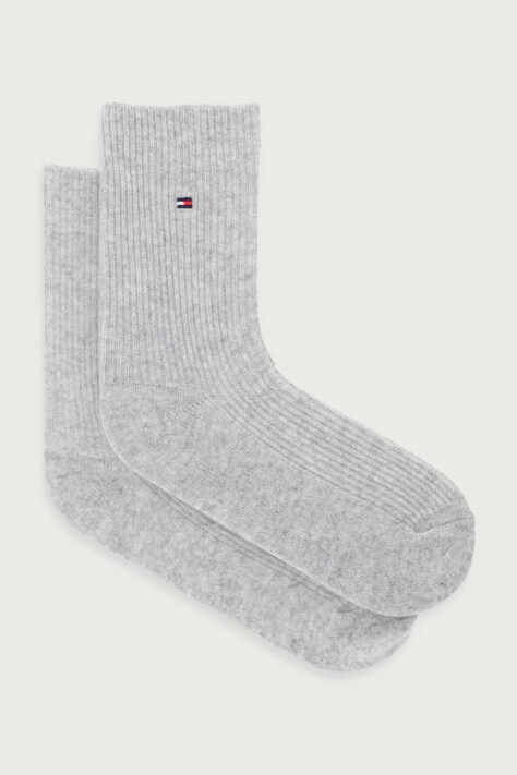 Tommy Hilfiger Skarpety damskie z dodatkiem wełny szare 701242188