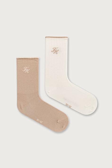Tommy Hilfiger ponožky dámské 2-pack béžové 701242180
