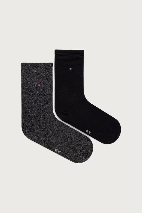 Tommy Hilfiger skarpety damskie 2-pack czarne 371221120