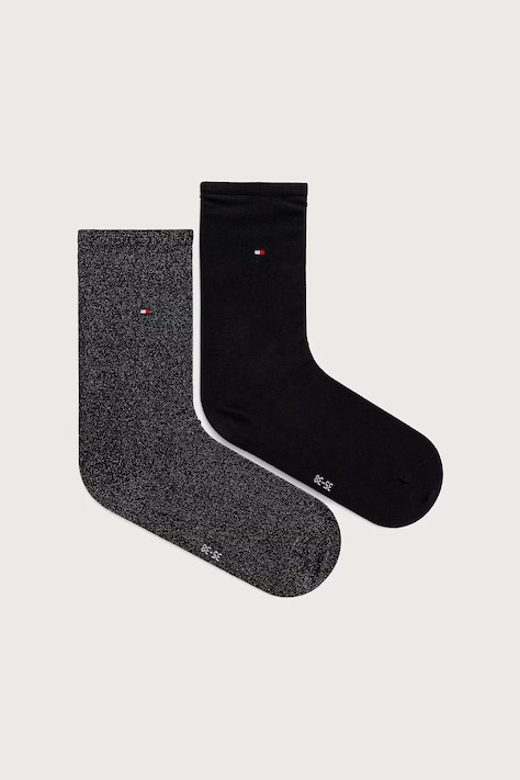 Tommy Hilfiger skarpety damskie 2-pack czarne 371221120