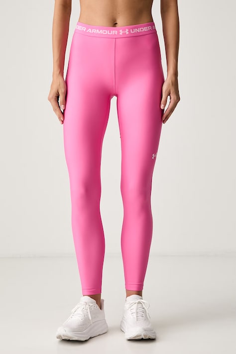 Under Armour legginsy sportowe damskie HeatGear różowe regular waist 6010002.637