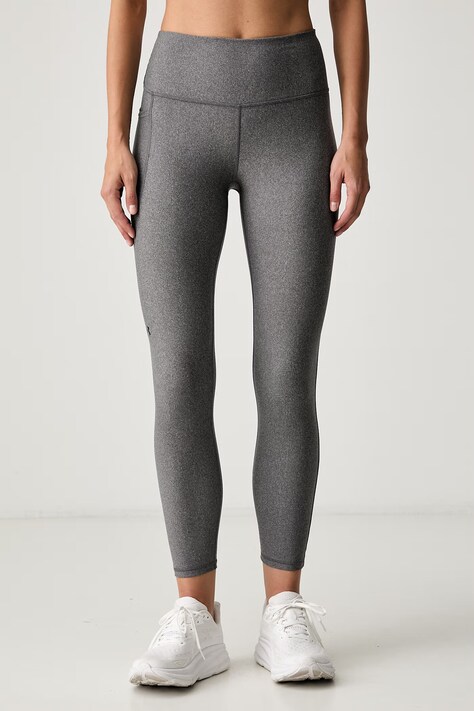 Under Armour legginsy sportowe damskie HG Armour HiRise szare high waist 1365335.020