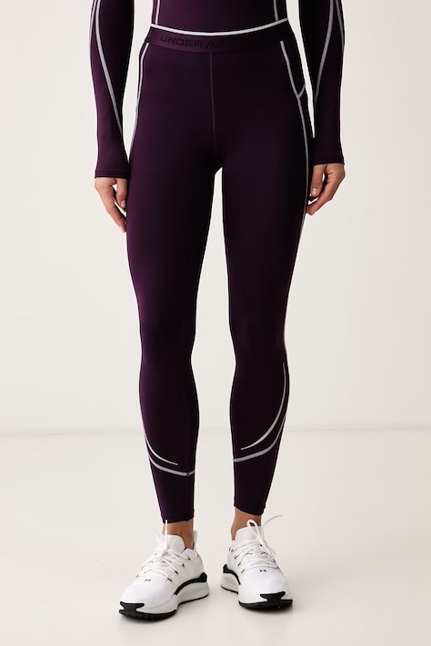 Under Armour Športové legíny dámske ColdGear fialové high waist 6013672
