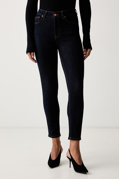 Fracomina jeansy slim fit damskie granatowe FY26WV1010D46093