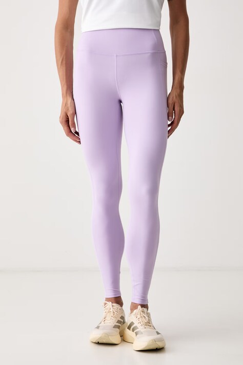 Skechers legginsy sportowe damskie GOWALK fioletowe high waist W03LG30B