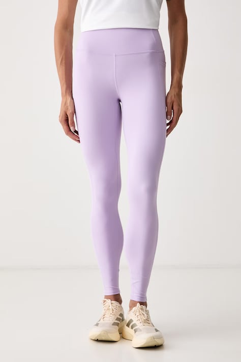 Skechers legginsy sportowe damskie GOWALK fioletowe high waist W03LG30B