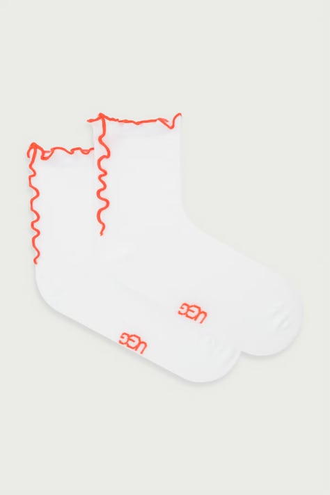 UGG Skarpety damskie z bawełną KARSYN białe 1175251