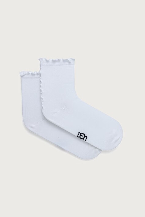 UGG Skarpety damskie z bawełną KARSYN białe 1175251