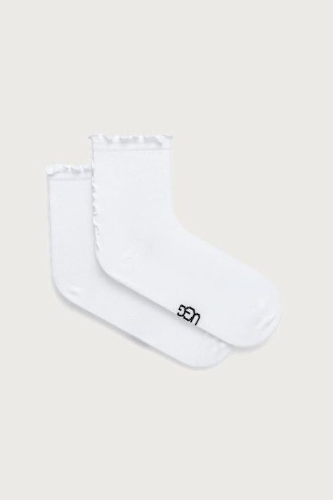 UGG Ponožky dámské s bavlnou KARSYN bílé 1175251