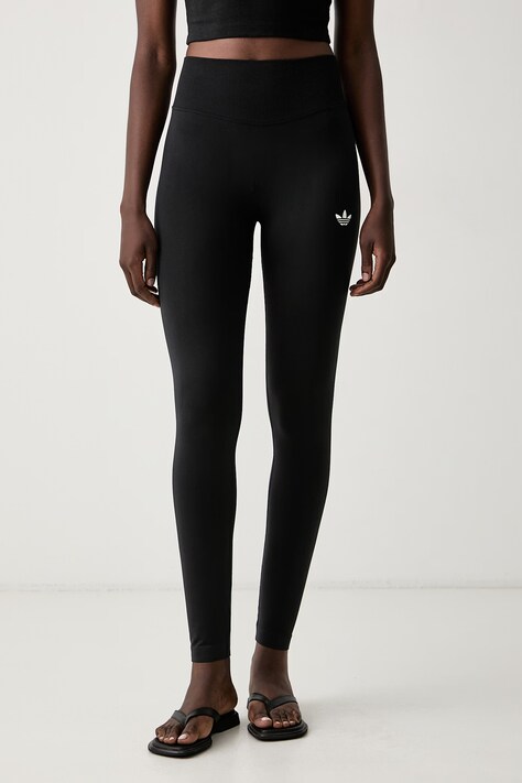 adidas Originals legginsy damskie Essentials Seamless czarne high waist KU9745