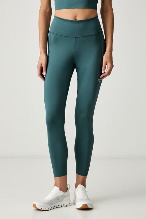Puma legginsy sportowe damskie HYROX turkusowe high waist 529143