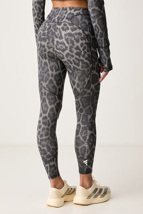adidas by Stella McCartney Sportske tajice za žene sive srednje visoki struk KG3251