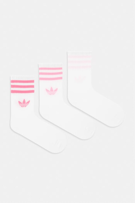 adidas Originals Шкарпетки жіночі 3 шт. білі KX2784