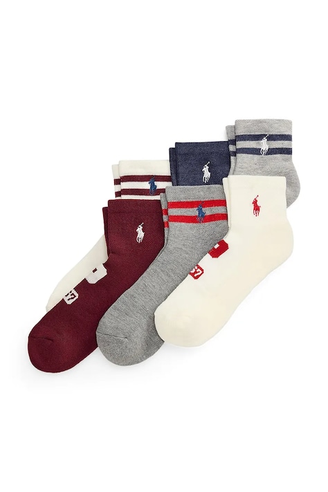 Polo Ralph Lauren skarpety damskie 6-pack beżowe 455P18198