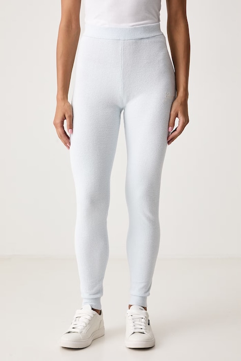 Guess Legginsy lounge damskie ARIA niebieskie regular waist O6BB02 Z1149
