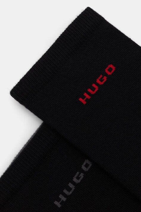 HUGO шкарпетки жіночі 2P RS UNI LOGO CC W 2-пак — AW26-LGDZZL, чорний — фото 2