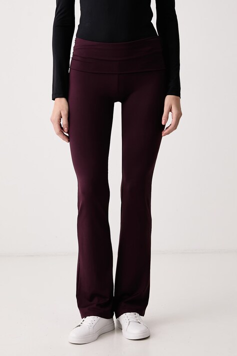 Guess Леггинсы для женщин LOTUS бордо high waist V6YB24 K4713