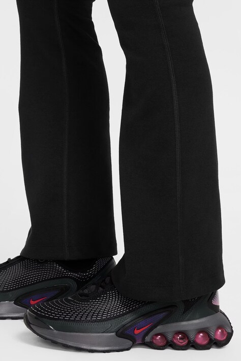 Nike Legginsy dziecięce z bawełną Nike Sportswear Classic czarne high waist FZ5585