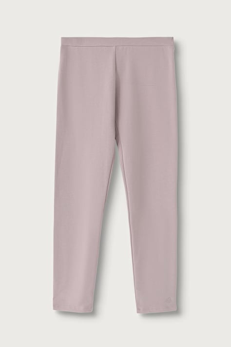 United Colors of Benetton Legginsy dziecięce z bawełną fioletowe regular waist 3K1CCF03M