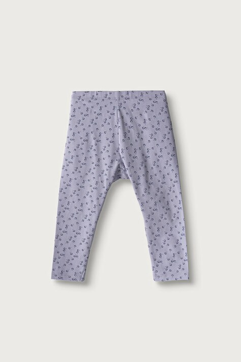 United Colors of Benetton Legginsy dziecięce z bawełną fioletowe high waist 36MSGF05L