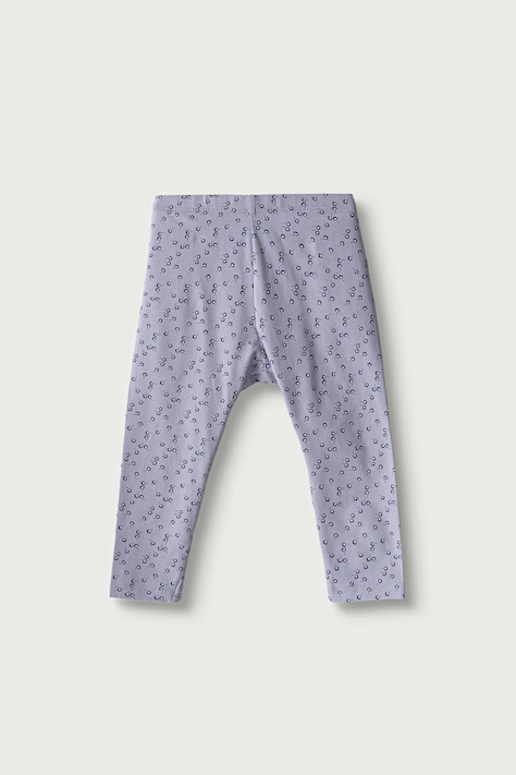 United Colors of Benetton Legginsy dziecięce z bawełną fioletowe high waist 36MSGF05L
