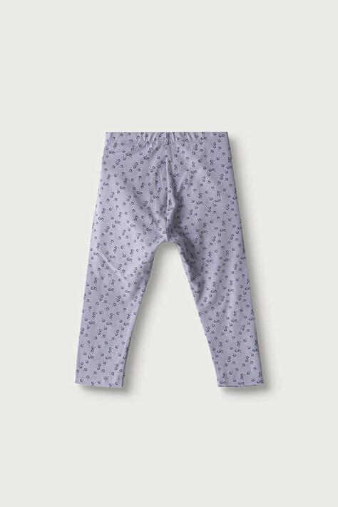 United Colors of Benetton Legginsy dziecięce z bawełną fioletowe high waist 36MSGF05L