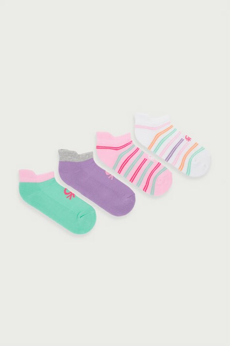 United Colors of Benetton Skarpety dziecięce 4-pack białe 6GB9R700Y