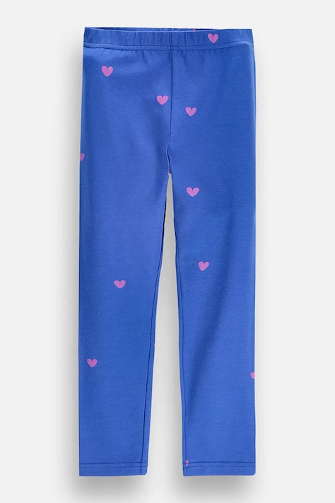Coccodrillo Legíny dětské bavlněné s elastanem modré SUPER FUN GIRL KIDS