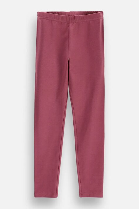 Coccodrillo legíny dětské bavlněné s elastanem růžové regular waist EVERYDAY GIRL A