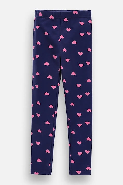Coccodrillo legíny dětské s bavlnou námořnické modré regular waist ACADEMY GIRL KIDS