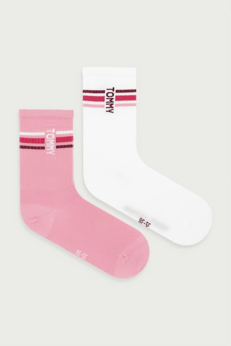 Tommy Hilfiger čarape za djecu 2-pack roze 701241836