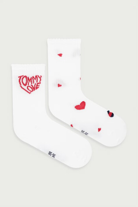 Tommy Hilfiger čarape za djecu 2-pack bijele 701241837