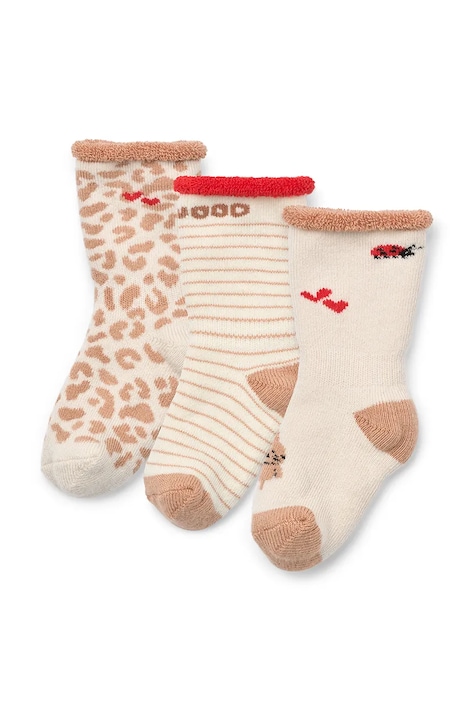 Liewood Skarpety niemowlęce Eloy Baby Socks 3-pack różowe LW18503