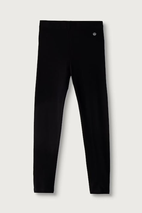 Mayoral leggings gyerek pamuttal fekete normál derék 722