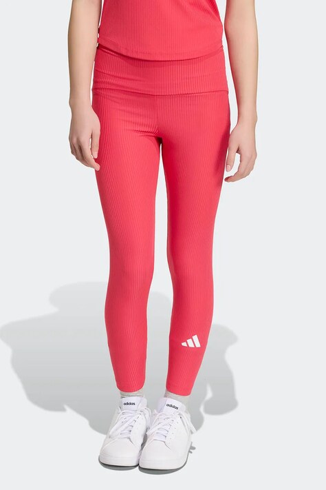 adidas legginsy dziecięce różowe high waist KS5144