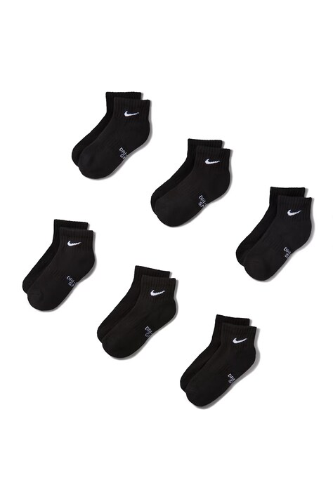 Nike Skarpety dziecięce 6-pack czarne SX6912