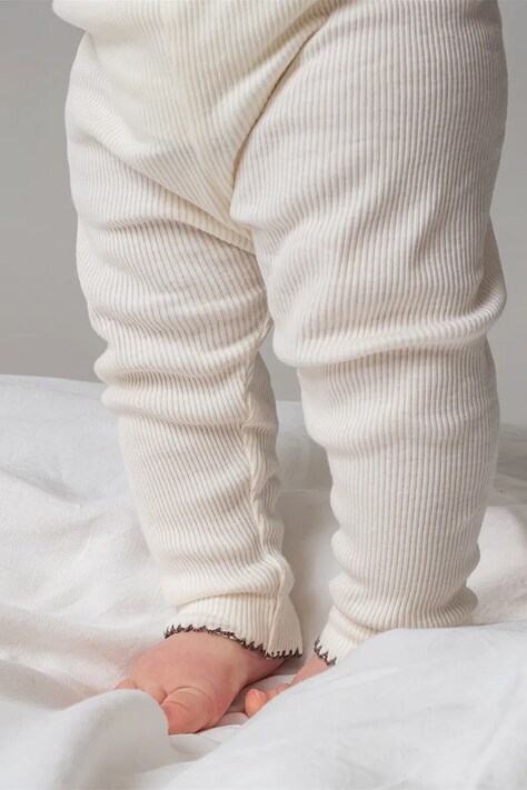 That's mine Legginsy niemowlęce bawełniane Jia leggings 2-pack białe 241639