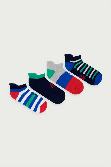 United Colors of Benetton Skarpety dziecięce 4-pack czerwone 6GB9R700R