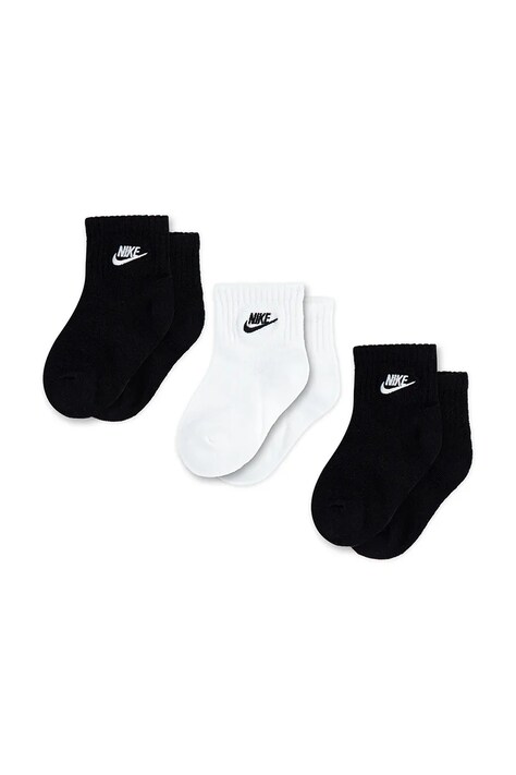 Nike Κάλτσες βρεφικές 3-pack μαύρες NN0050