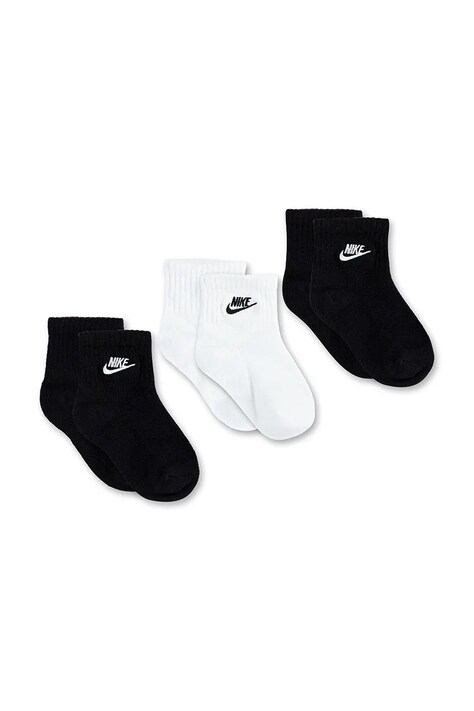 Nike Κάλτσες βρεφικές 3-pack μαύρες NN0050