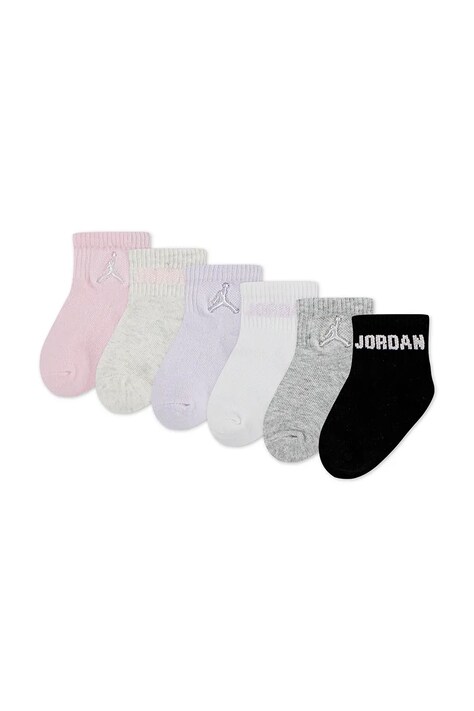 Jordan Nogavice otroške paket 3 kosov roza NJ0734